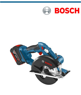 Bosch НОВ Продукт Акумулаторен циркуляр Bosch GKM 18 V-Li , 2 x 4,0 Ah батерия и зарядно устройство, продукт 2016